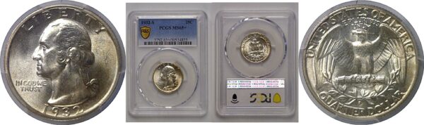 1932-S Washington Quarter   PCGS MS-65+