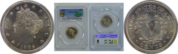 1886 Liberty Nickel   PCGS PR-65  CAC