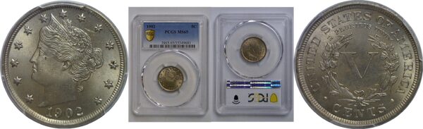 1902 Liberty Nickel   PCGS MS-65