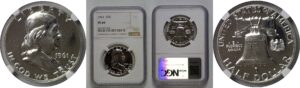 1961 Franklin Half Dollar   NGC PF-69