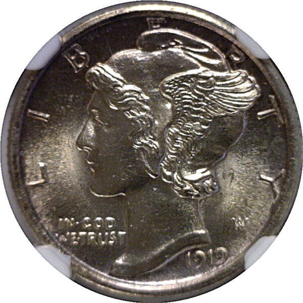 1919-D Mercury Dime   NGC MS-65 FB - Image 2