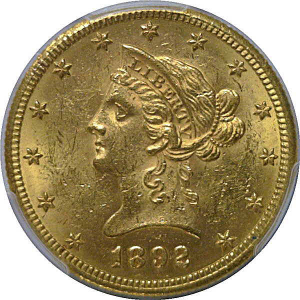 1892-O $10 Liberty   PCGS MS-62 - Image 2