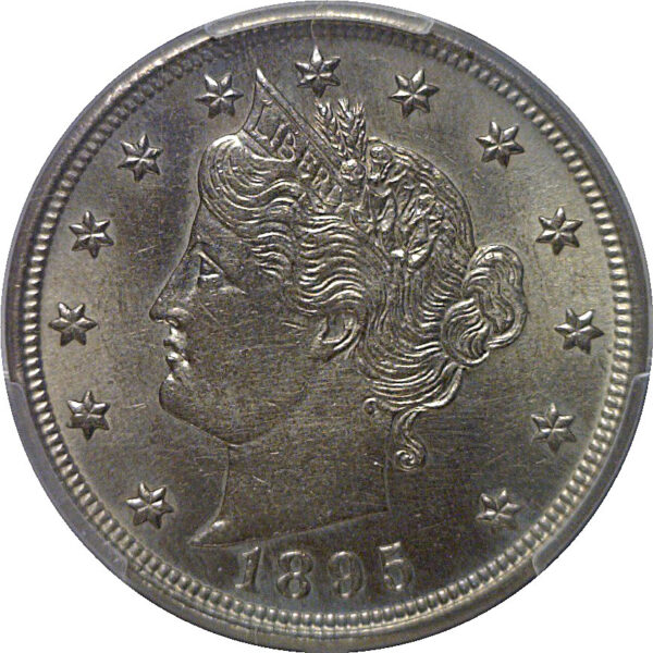 1895 Liberty Nickel   PCGS AU-58 - Image 2