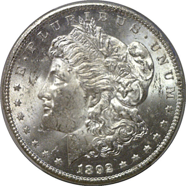 1892-CC Morgan Dollar   PCGS MS-62 - Image 2