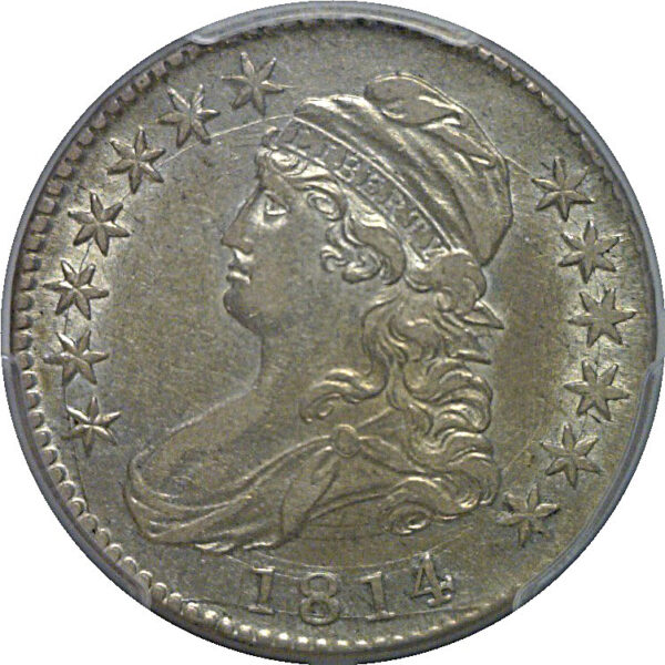 1814/3 Bust Half Dollar   PCGS AU-50 - Image 2