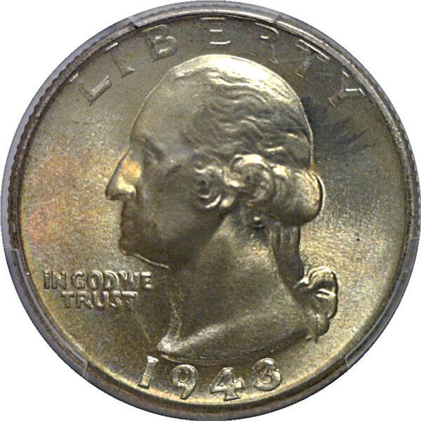 1943 Washington Quarter   PCGS MS-67+  CAC - Image 2