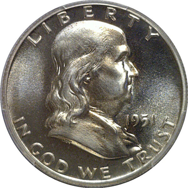 1951 Franklin Half Dollar   PCGS PR-67 - Image 2