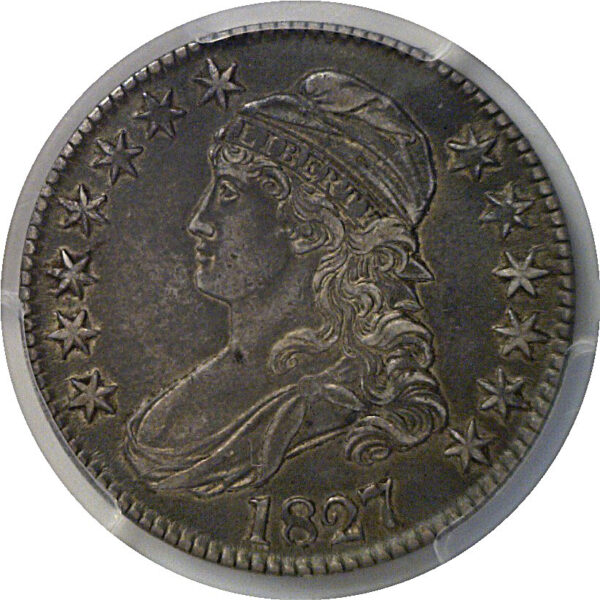 1827 Bust Half Dollar   PCGS XF-45 - Image 2