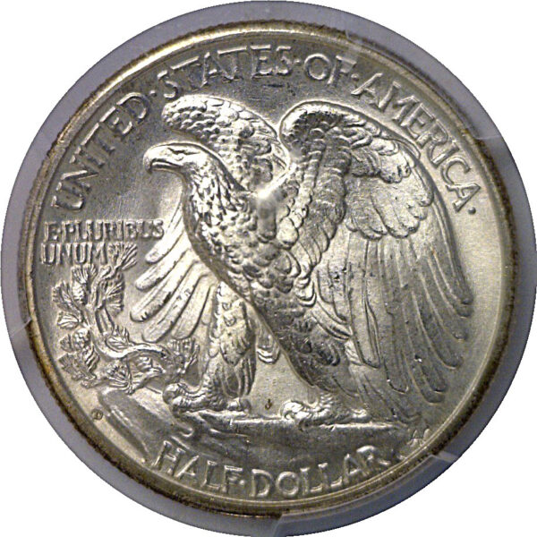 1937-D Walking Liberty Half Dollar   PCGS MS-65+ - Image 3