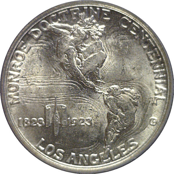 1923-S Monroe Commemorative Half Dollar   PCGS MS-64 - Image 3