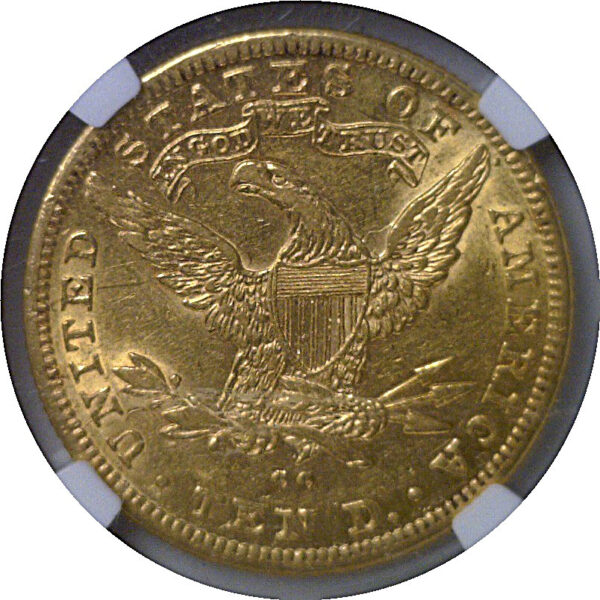 1892-CC $10 Liberty   NGC AU-53 - Image 3
