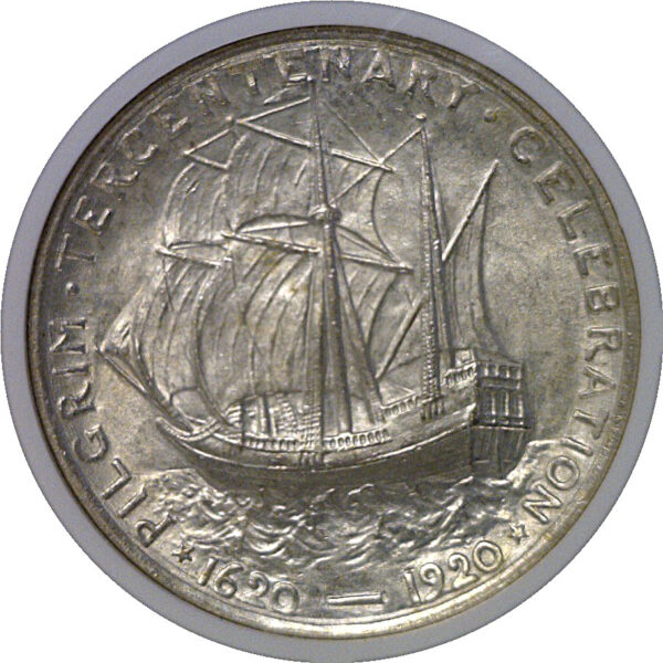 1921 Pilgrim Commemorative Half Dollar  NGC MS-65 CAC - Image 3