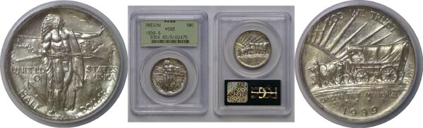 1939-S Oregon Trail Commemorative Half Dollar   PCGS MS-65