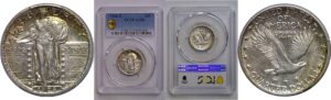 1928-D Standing Liberty Quarter   PCGS AU-53
