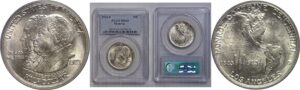 1923-S Monroe Commemorative Half Dollar   PCGS MS-64