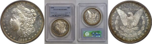 1898 Morgan Dollar   PCGS MS-65 DMPL
