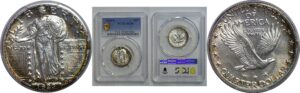 1923-S Standing Liberty Quarter   PCGS AU-58