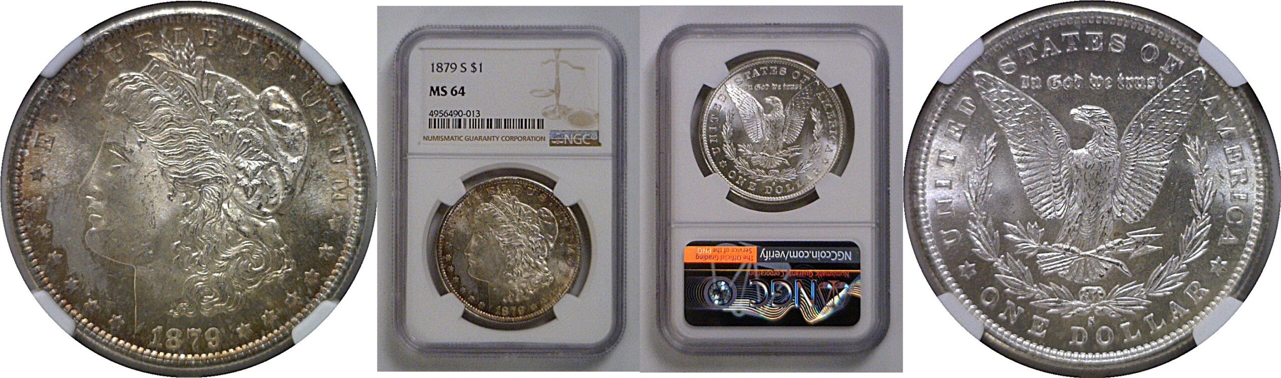 1879-S Morgan Dollar   NGC MS-64