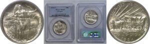 1934-D Oregon Trail Commemorative Half Dollar    PCGS MS-65