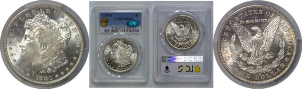 1880-S Morgan Dollar   PCGS MS-66+  CAC