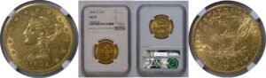 1892-CC $10 Liberty   NGC AU-53