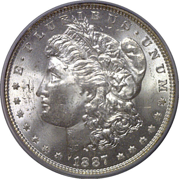 1887 Morgan Dollar   PCGS MS-64 - Image 2