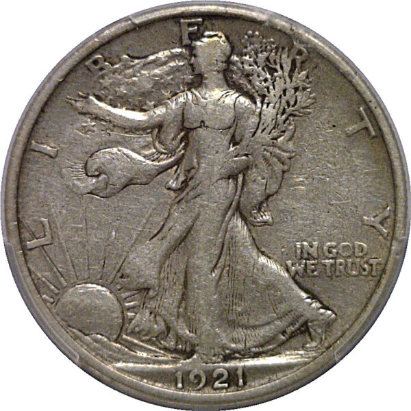 1921-S Walking Liberty Half Dollar   PCGS VF-30 - Image 2