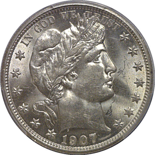 1907-D Barber Half Dollar   PCGS MS-64 - Image 2