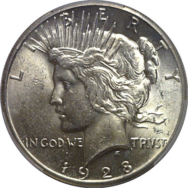 1928 Peace Dollar   PCGS MS-62 - Image 2