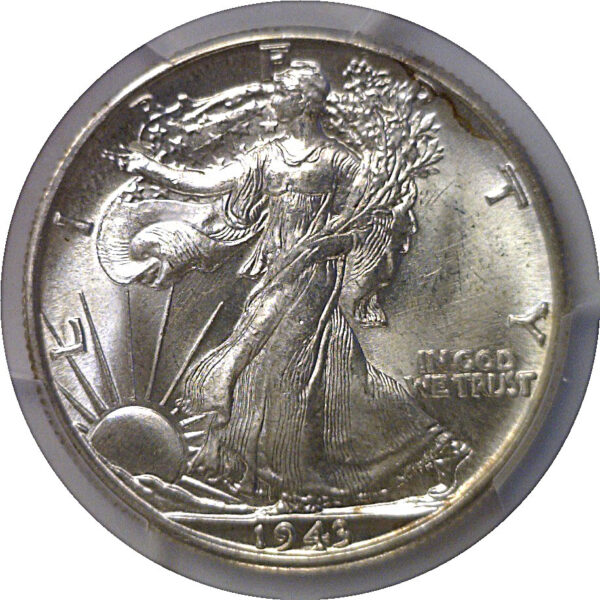 1943-D Walking Liberty Half Dollar    PCGS MS-66 - Image 2