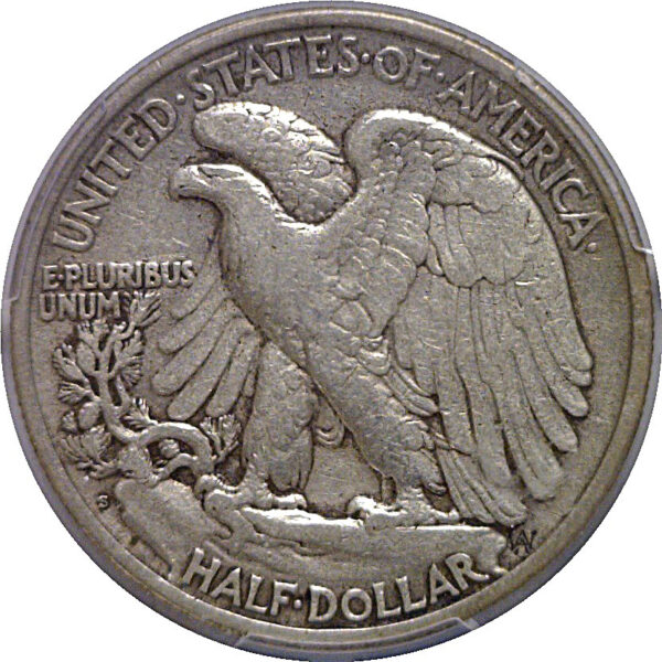 1921-S Walking Liberty Half Dollar   PCGS VF-30 - Image 3
