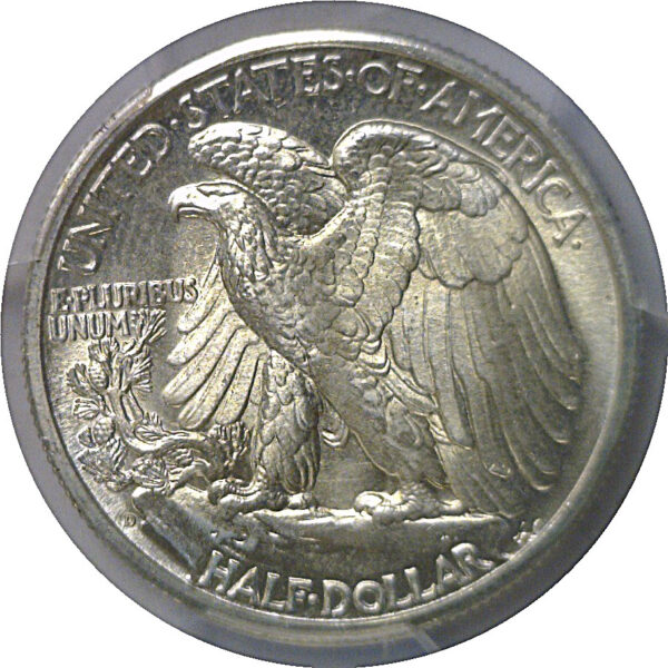 1943-D Walking Liberty Half Dollar    PCGS MS-66 - Image 3