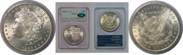 1883-CC Morgan Dollar   PCGS MS-62  CAC