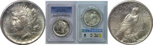 1921 Peace Dollar  PCGS MS-61