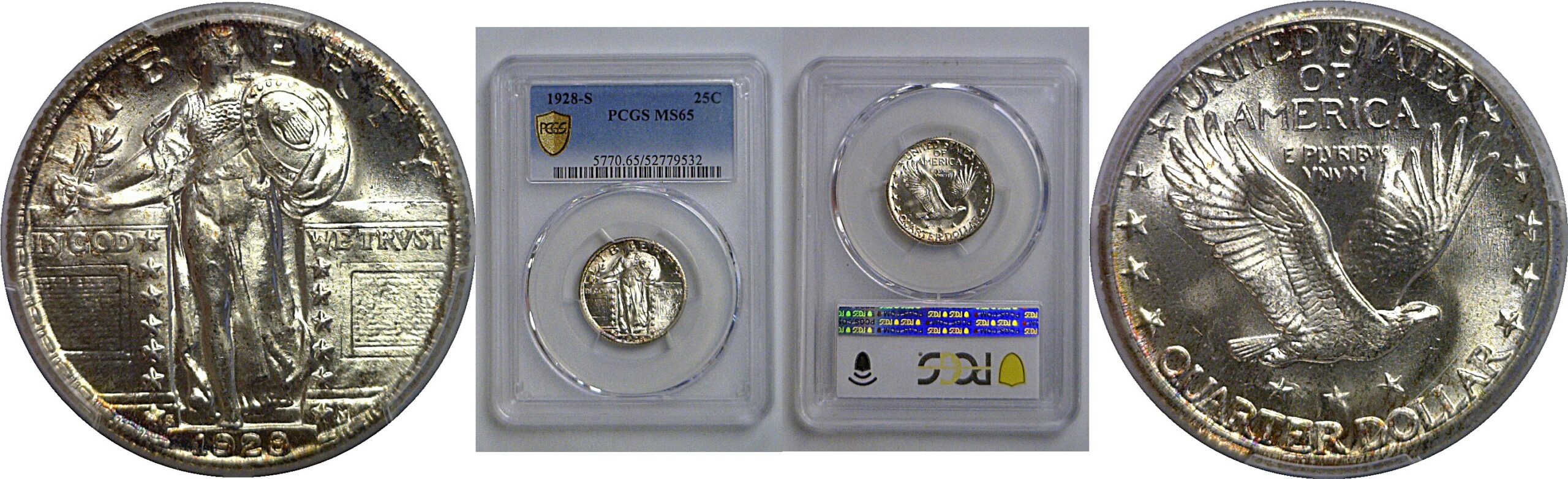 1928-S Standing Liberty Quarter   PCGS MS-65
