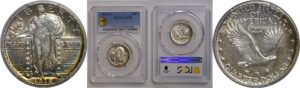1918-S Standing Liberty Quarter   PCGS AU-55