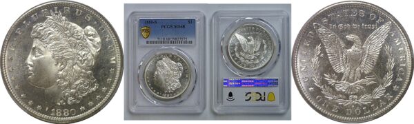 1880-S Morgan Dollar   PCGS MS-68