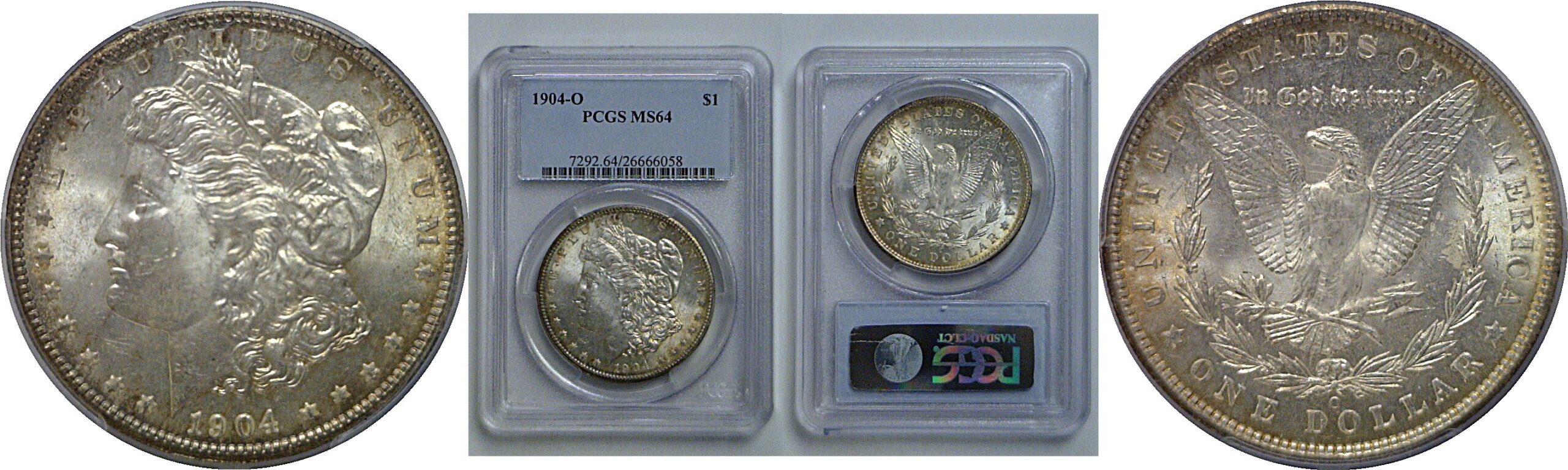1904-O Morgan Dollar   PCGS MS-64