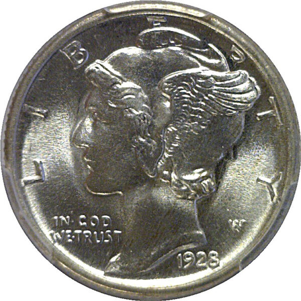 1928-S Mercury Dime   PCGS MS-65 FB  CAC - Image 2