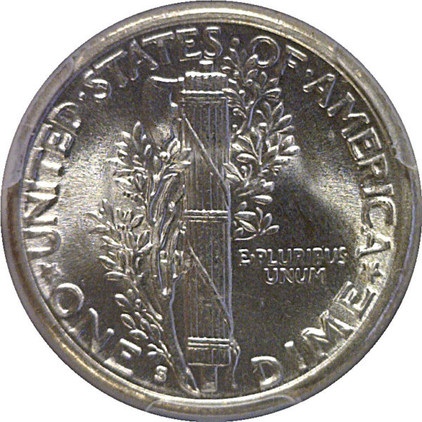 1928-S Mercury Dime   PCGS MS-65 FB  CAC - Image 3