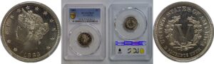 1883 No CENTS  Liberty Nickel    PCGS PR-67