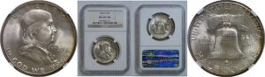 1949-S Franklin Half Dollar   NGC MS-65+ FBL