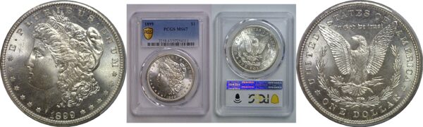 1899 Morgan Dollar   PCGS MS-67