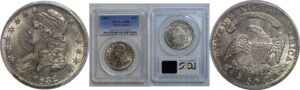 1832 Bust Half Dollar   PCGS AU-58