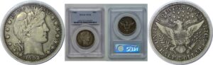1902 Barber Half Dollar   PCGS VF-25