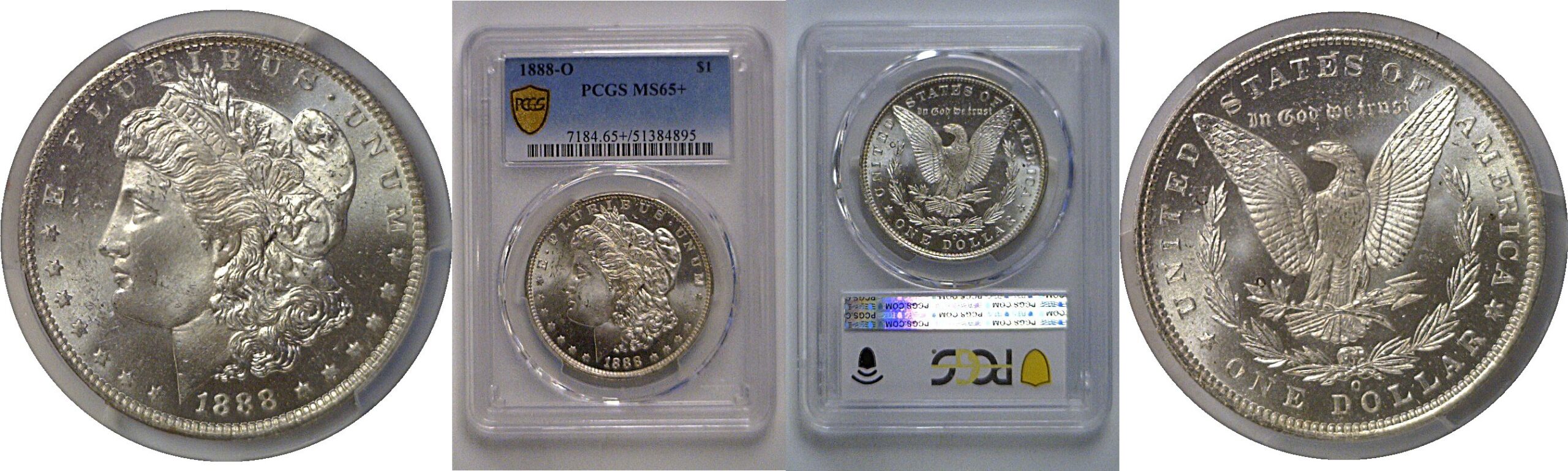 1888-O Morgan Dollar   PCGS MS-65+