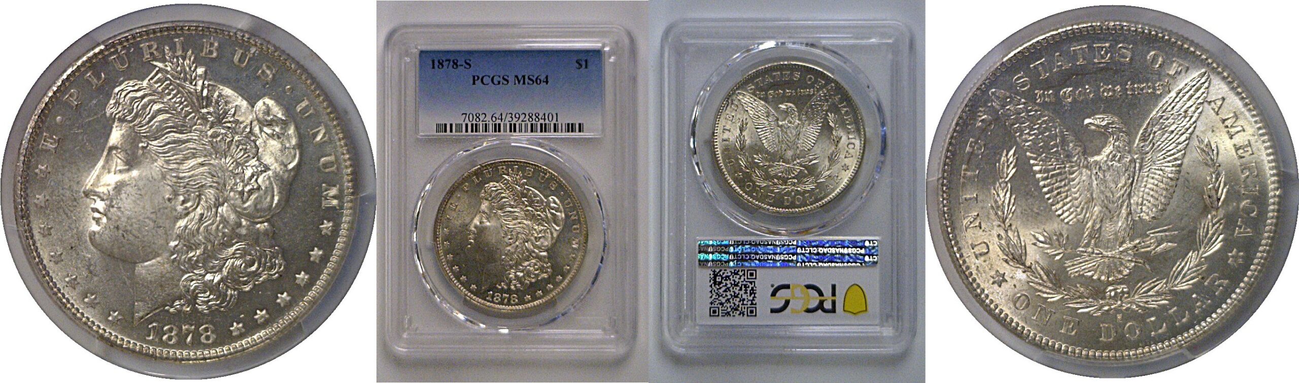 1878-S Morgan Dollar   PCGS MS-64