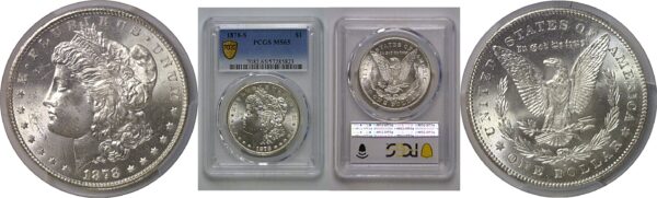 1878-S Morgan Dollar   PCGS MS-65