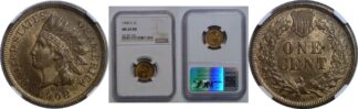 1908-S Indian Head Cent   NGC MS-65 RB