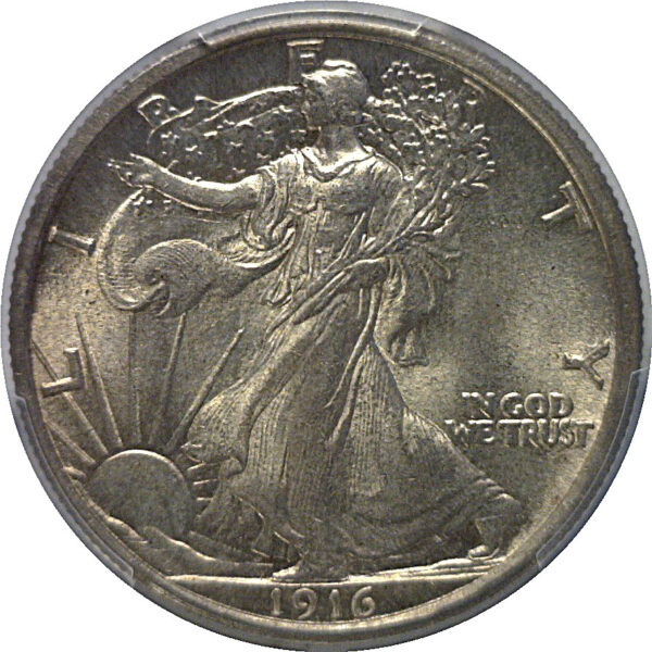 1916 Walking Liberty Half Dollar   PCGS MS-65 - Image 2